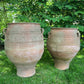 An XL Pair of Terracotta Cretan Greek Pithoi Jars