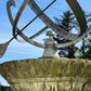 Armillary Sphere on Baluster Form Classical Pedestal