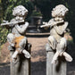 The Flute Playing Fauns on Plinths