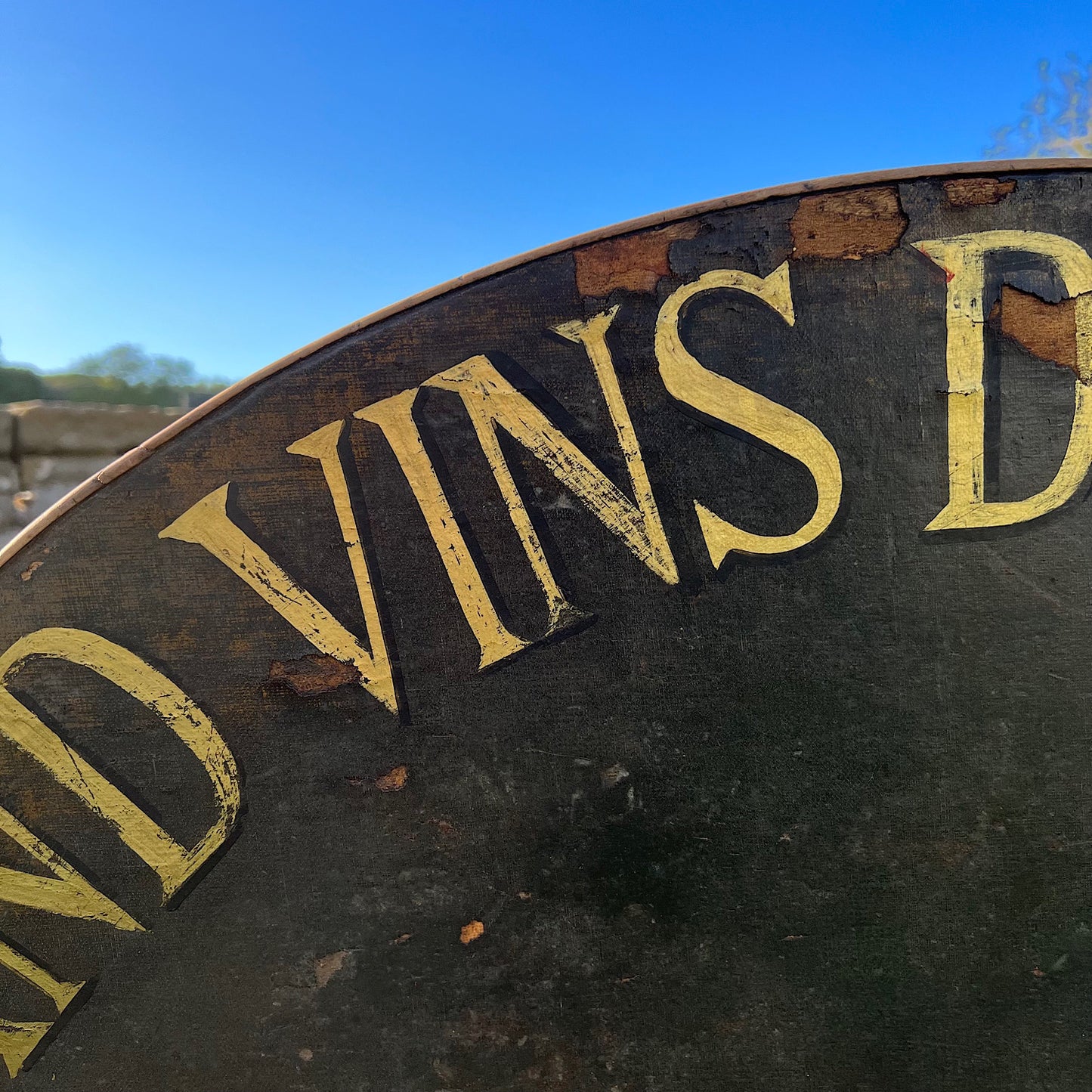 French “Vendange” Wine Tasting Table c.1880