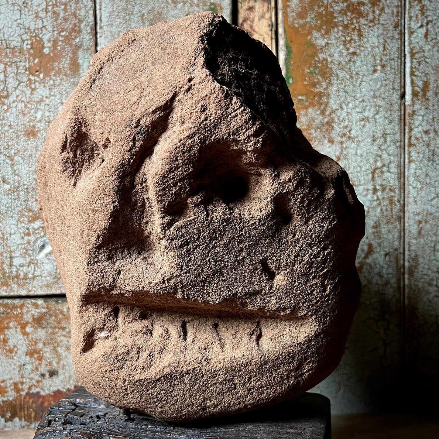 Large Celtic Stone Head