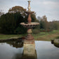 French Two-Tiered Cast Iron Fountain c.1860