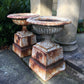 Pair of Classic Victorian Urns on Pedestals