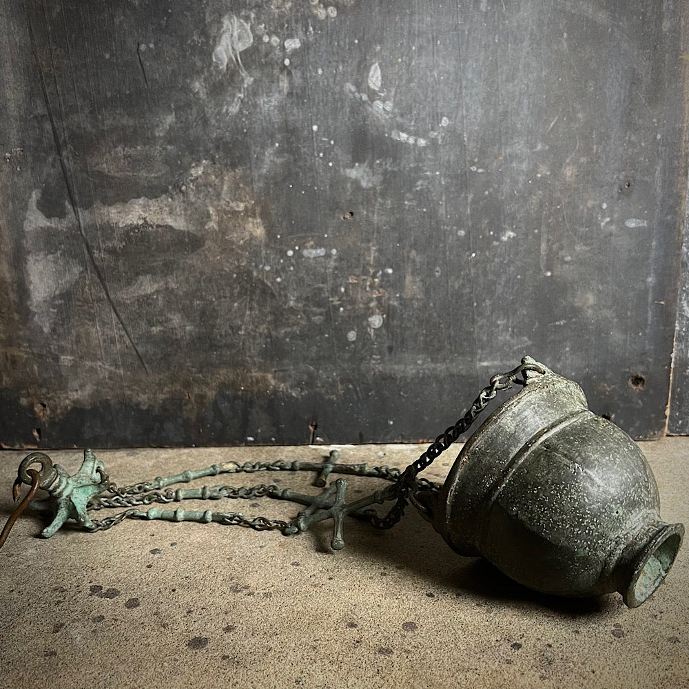 Byzantine Bronze Thurible (Censer) Circa 8th - 10th Century A.D.