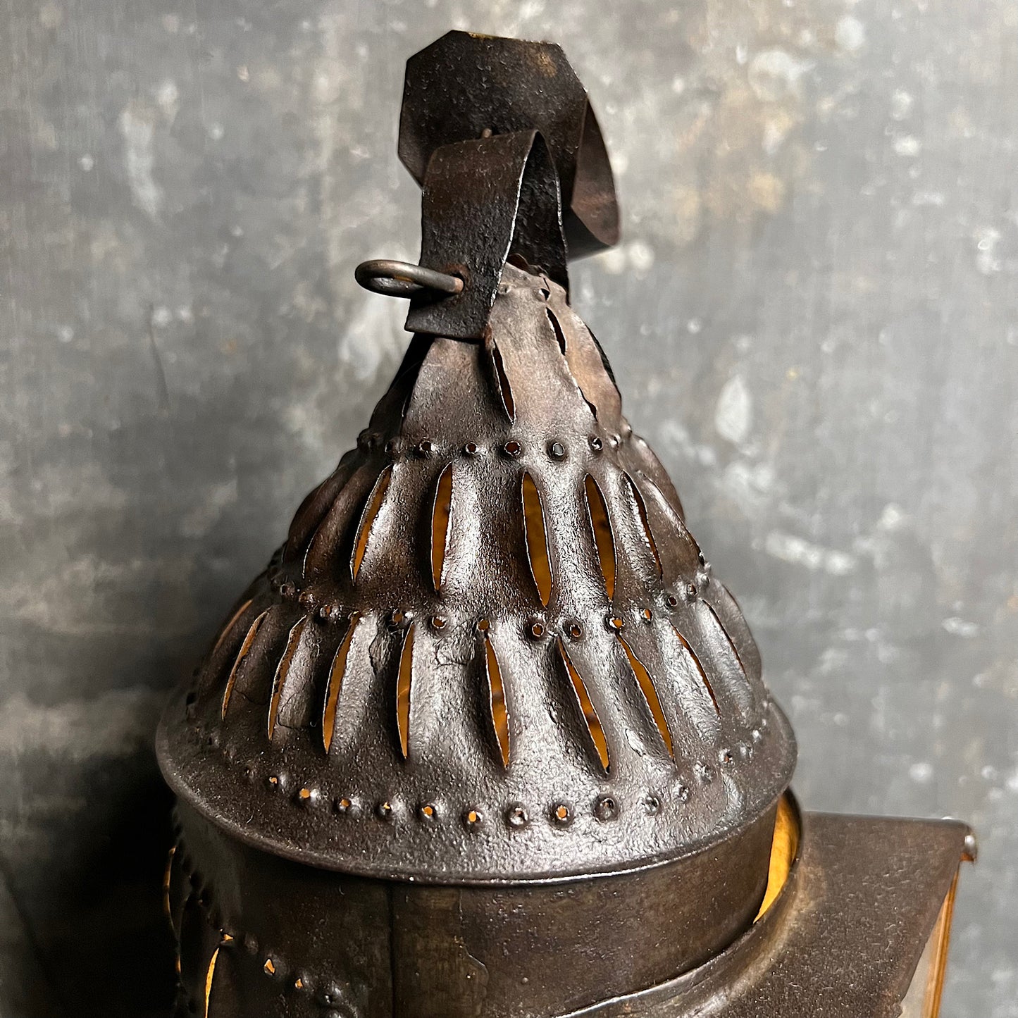 18th Century Iron Pendant Lantern M