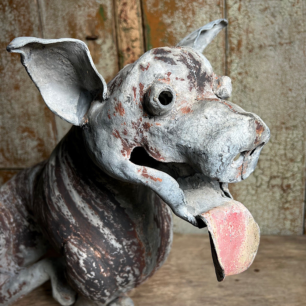 Gothic Revival Lead Gargoyle Hound c.1840