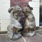 Pair of Putti/Cherub with Carp Fountain Heads