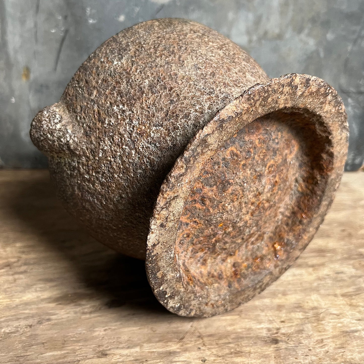 Early Cast Iron Mortar