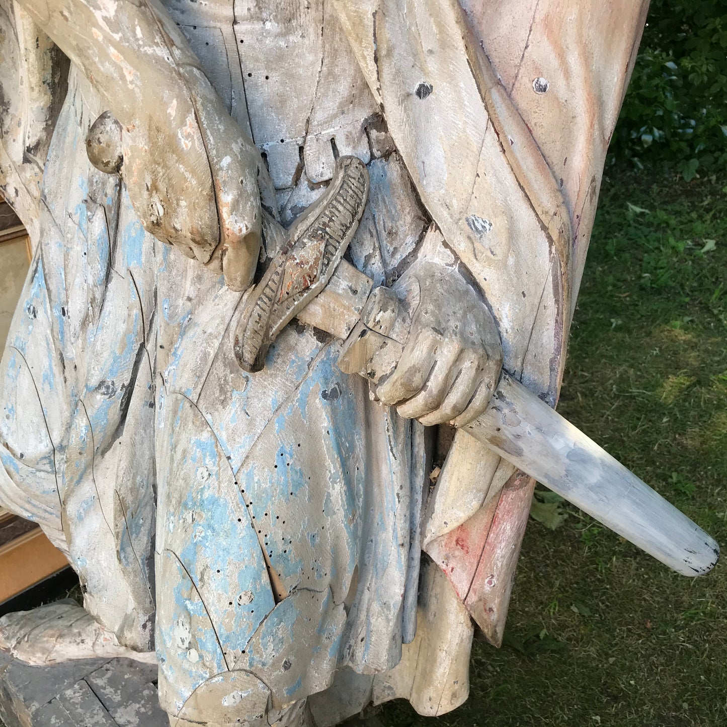 Life-Size Carved Italian Renaissance Knight
