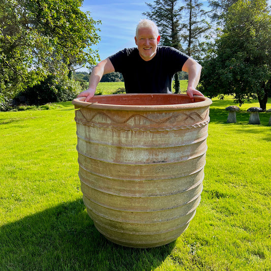 Enormous Cretan Terracotta Planter