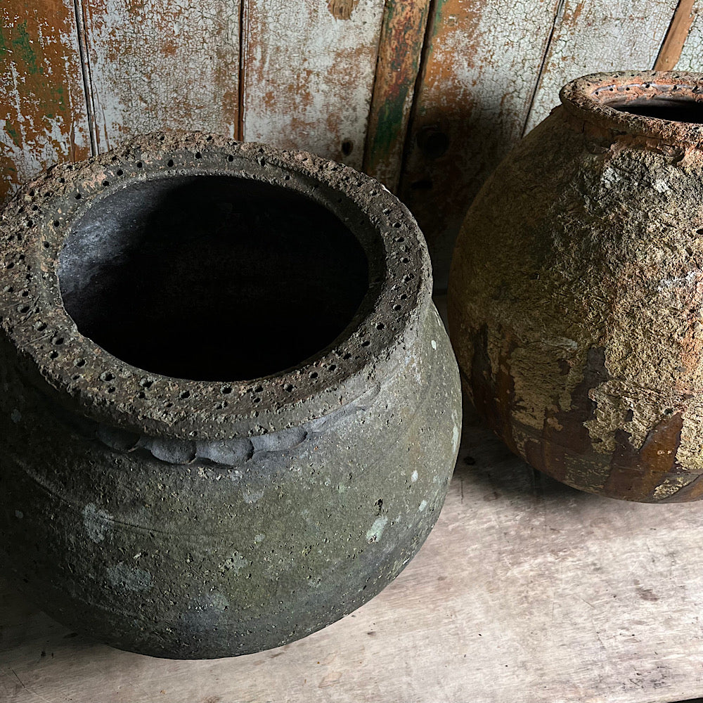 A Primitive Pair of French Salting Pots c.1840