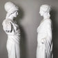 Life-size Regency Humphrey Hopper Plaster Statues of Athena and Demeter from Harewood House c.1815