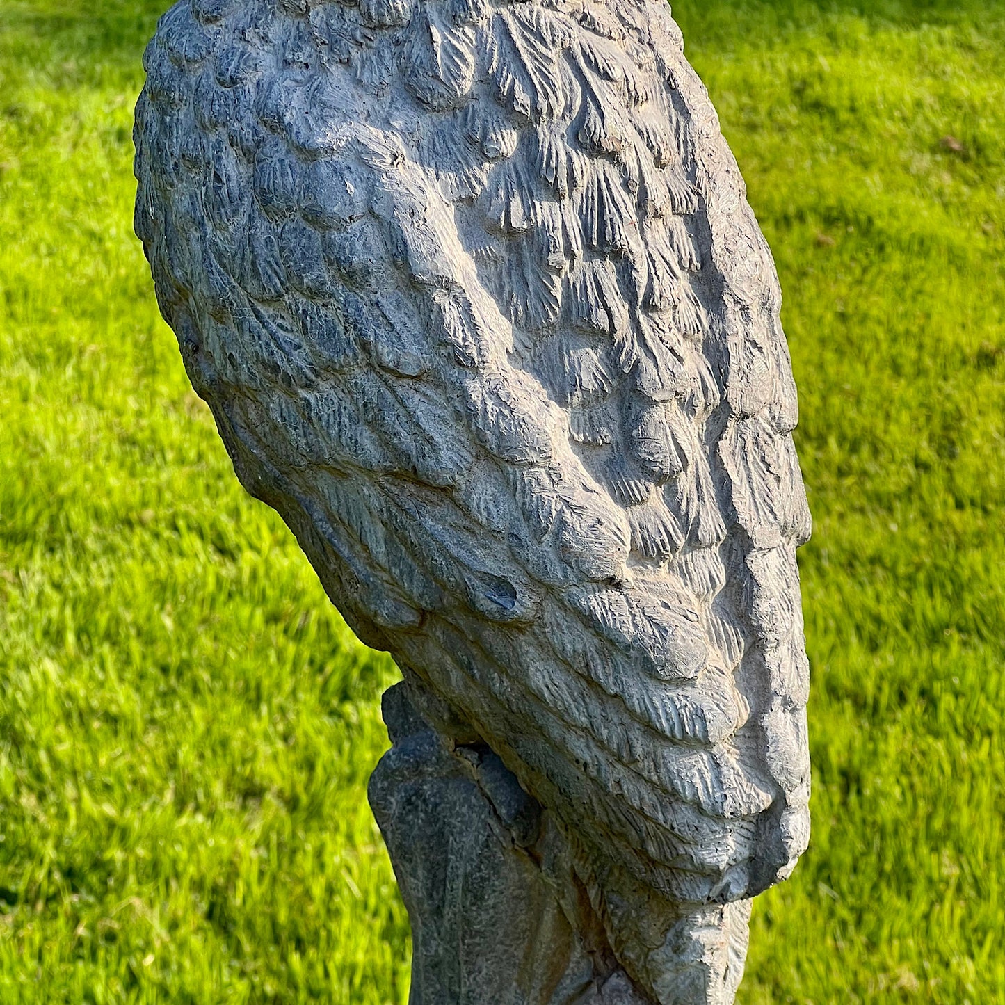 Solid Lead Owl upon Sea Groyne c.1900