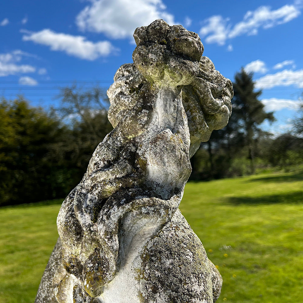 Statue of Flora with Plinth Mid 20th Century