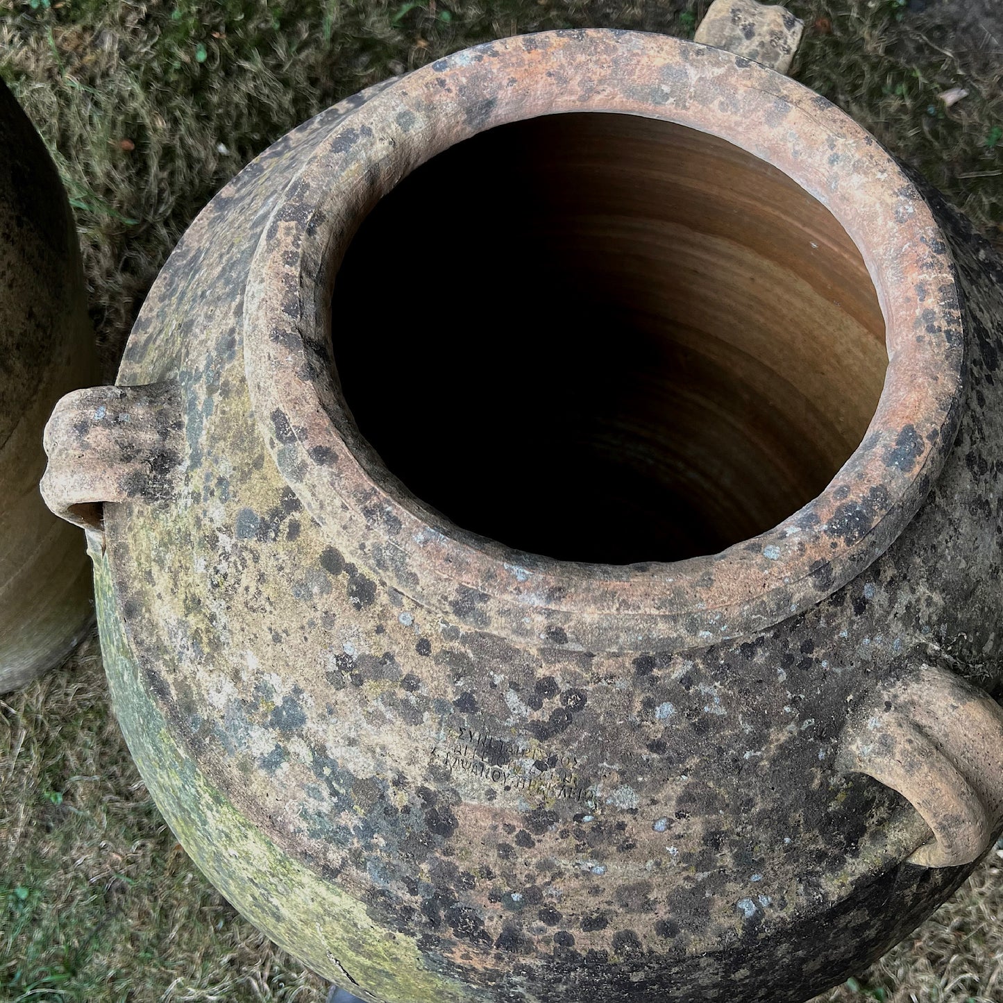 Pair of Large Greek Terracotta 'Pithoi' Jars