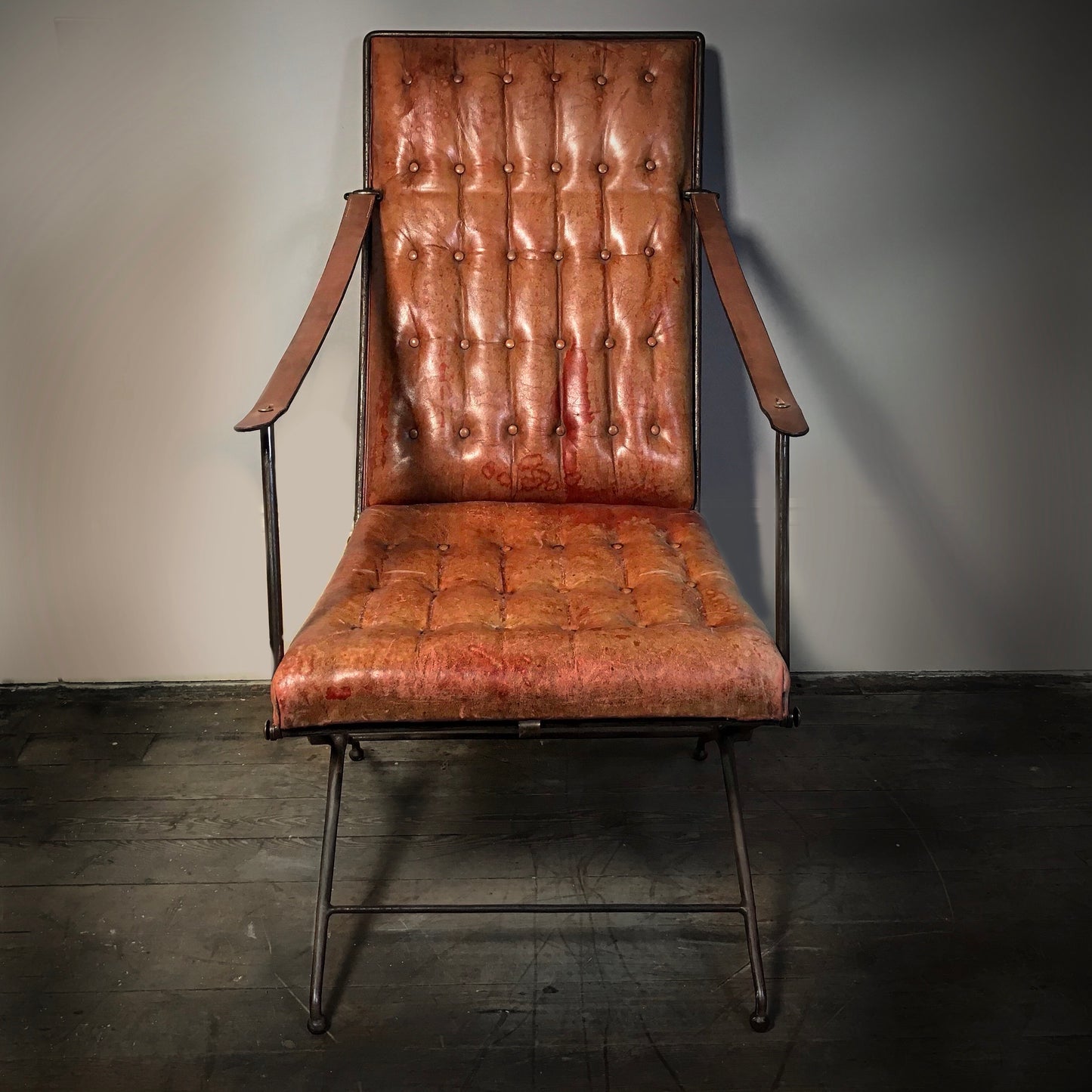 English Campaign Chair c.1920
