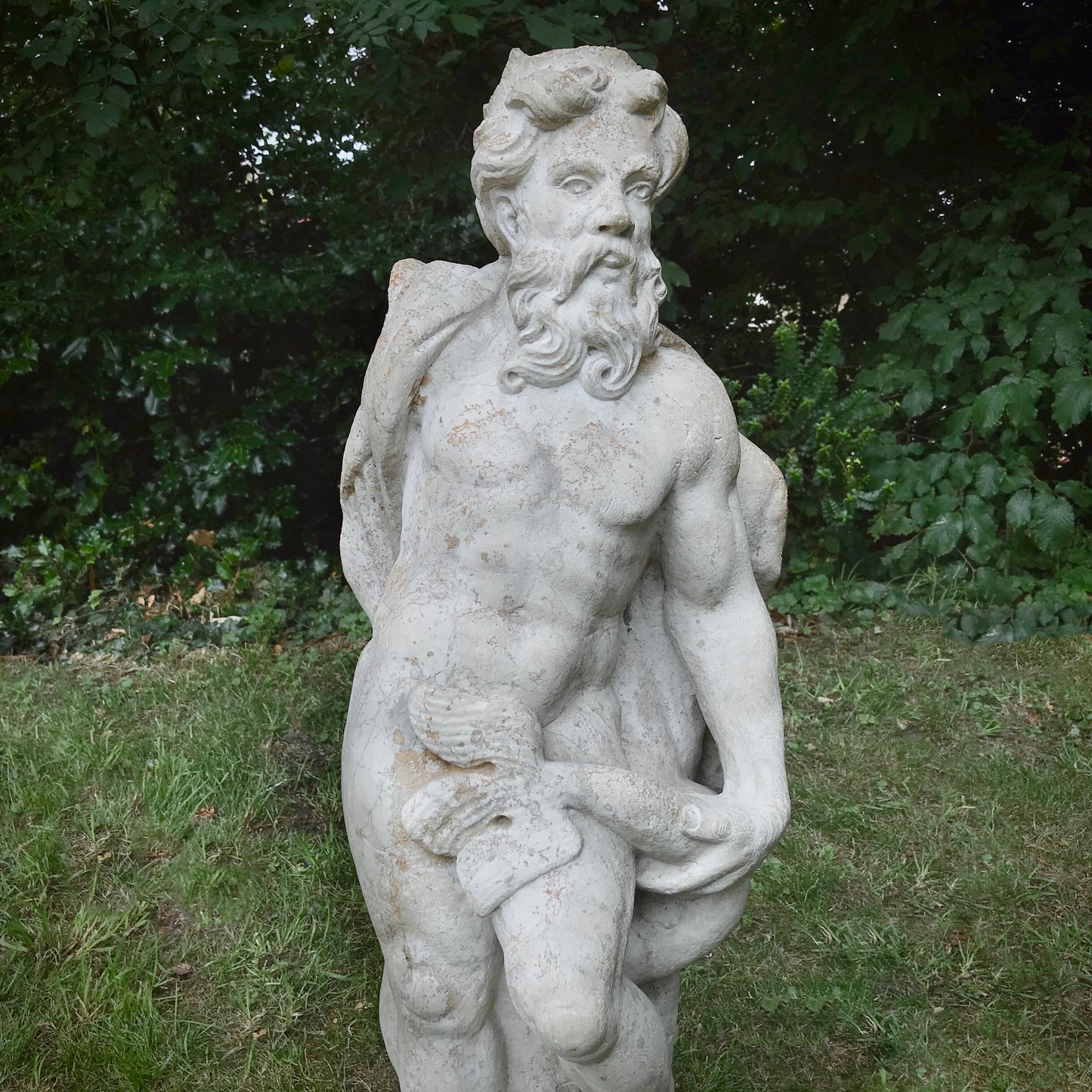 Renaissance Venetian Neptune Fountain in Istrian Marble c.1500