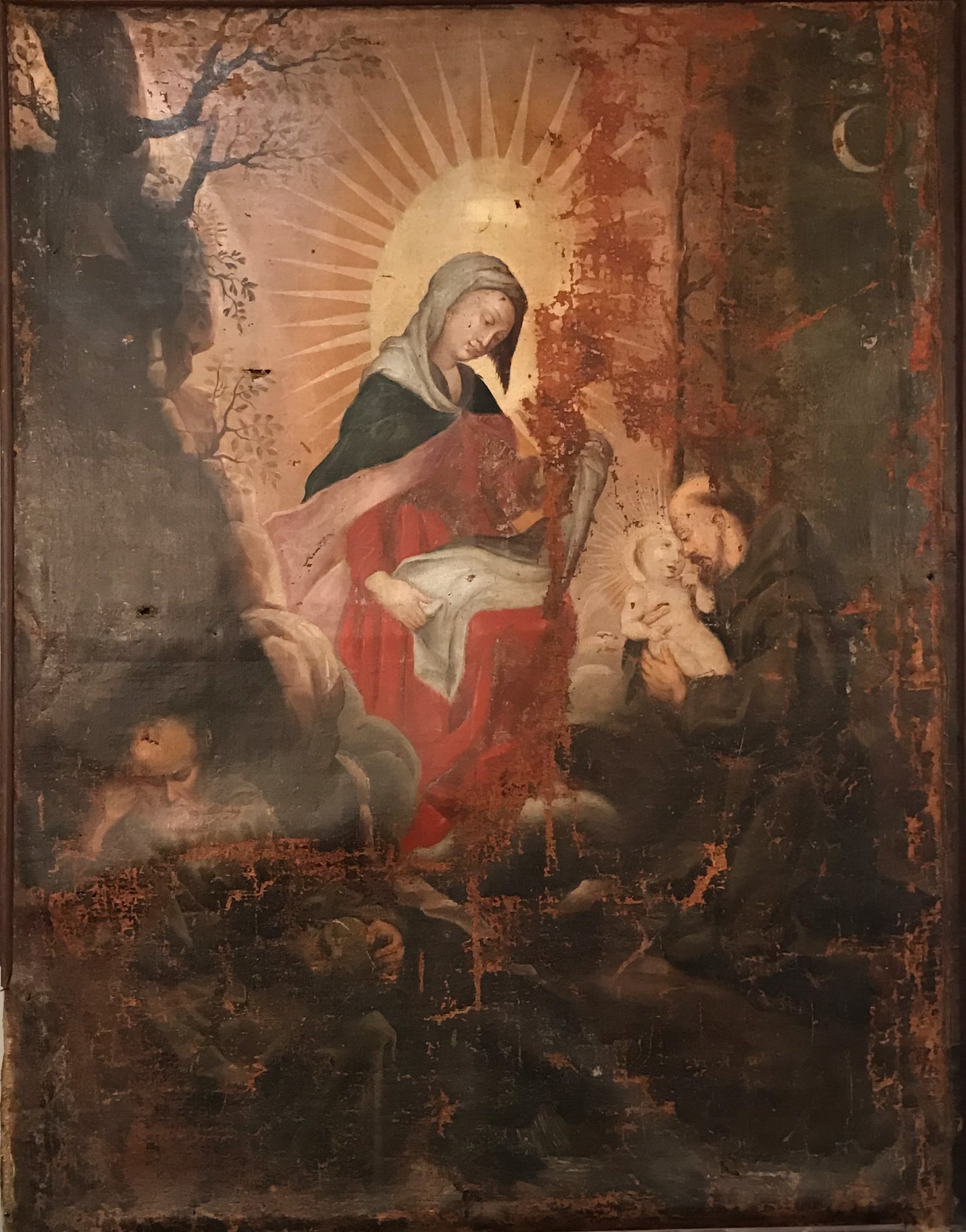 Italian Old Master Madonna and Child c.1650