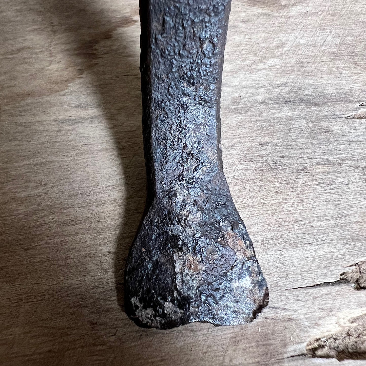 Scandinavian Wrought Iron Candle Holder c.1800