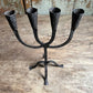 Scandinavian Wrought Iron Candle Holder c.1800