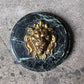 Gilt Bronze Lion & Verde Antico Marble Paperweight c.1820