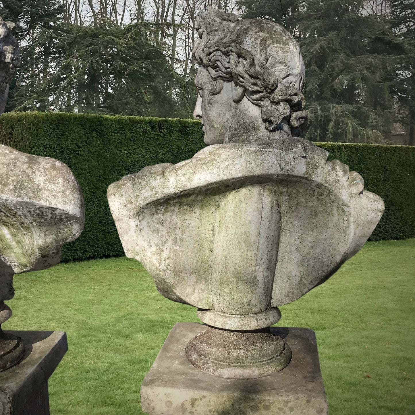 Four Classical Male Roman Busts