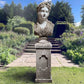 Carrara Marble Bust of Flora on Plinth Late 20th Century