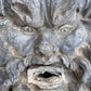 19th Century Lead River God Mask Wall Fountain