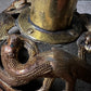 A Very Rare Gilt Copper Pricket Candlestick 13th Century Limoges & Later from renowned Collection of Nicolas Landau