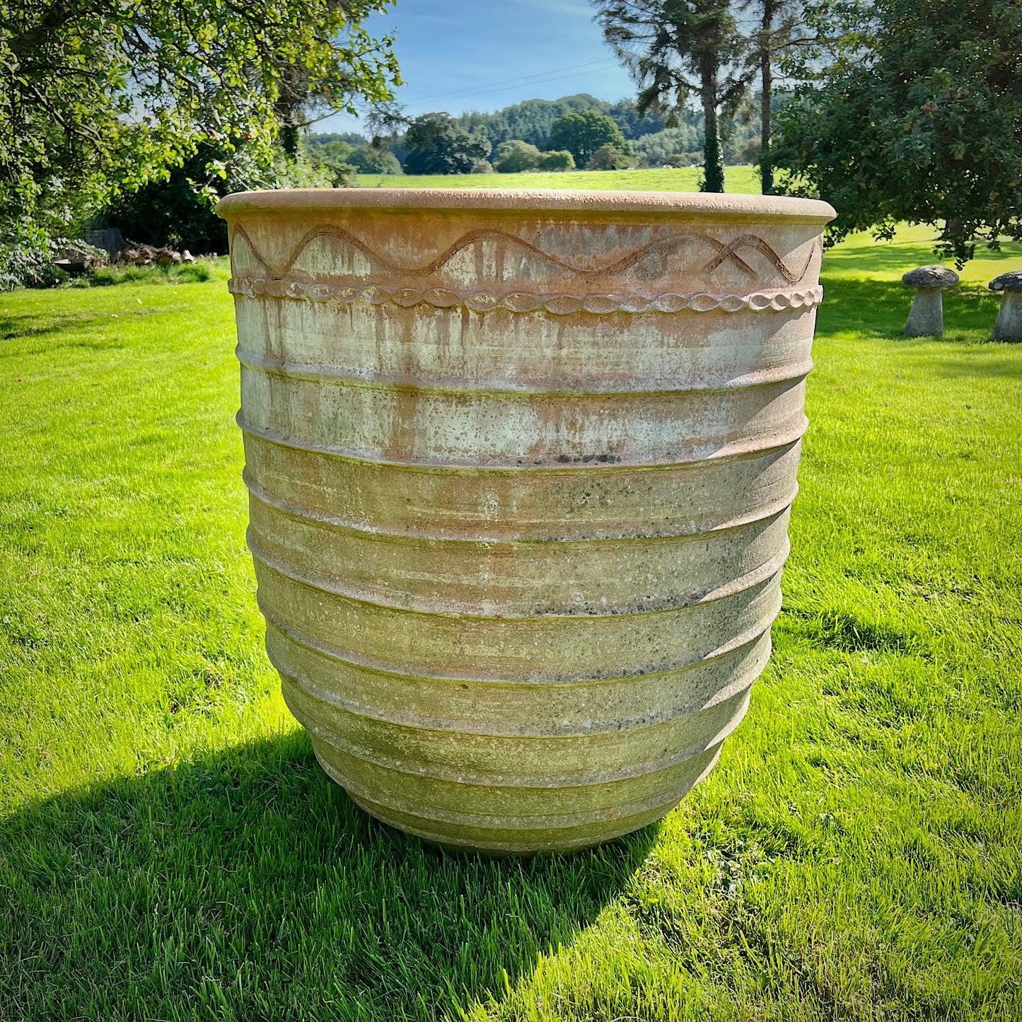 Enormous Cretan Terracotta Planter