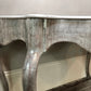Silver-leafed Carrara Marble topped Spanish Console c.1820