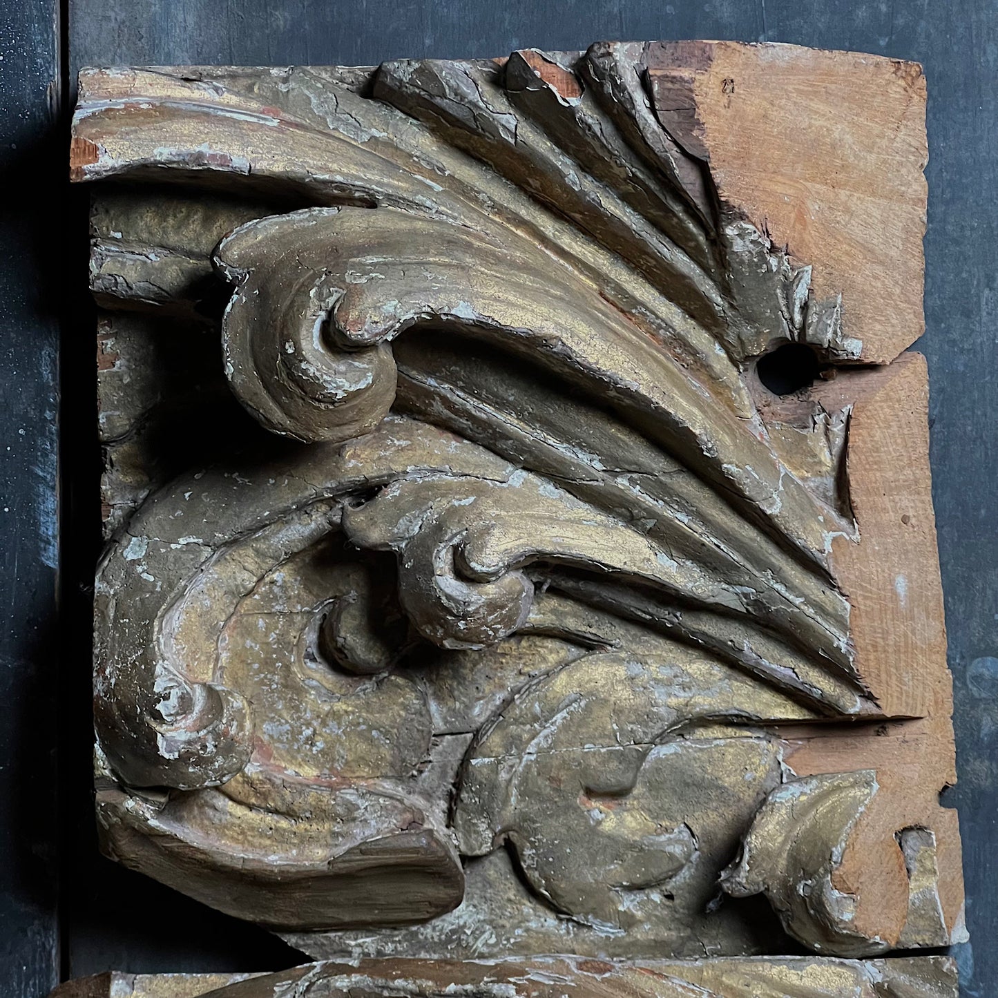 Collection of Carved Baroque Scroll Fragments c.1680