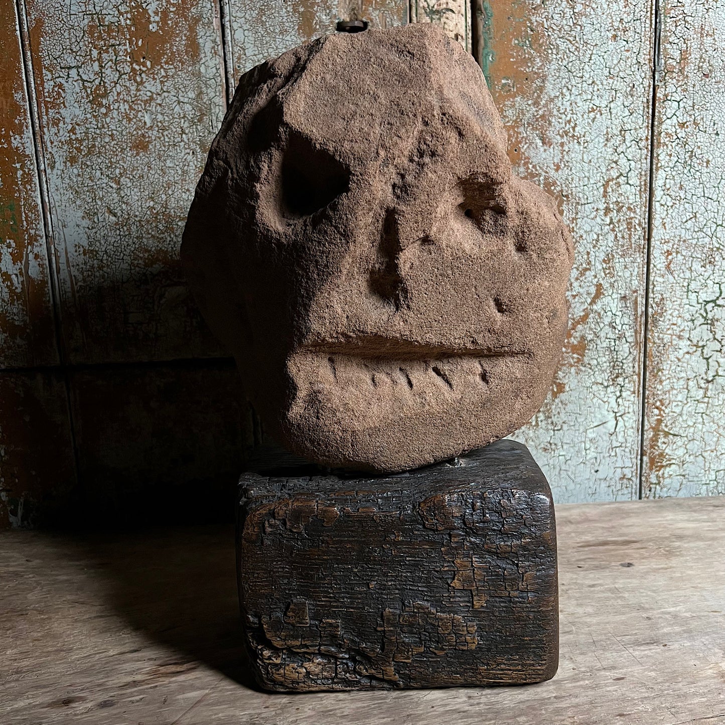 Large Celtic Stone Head